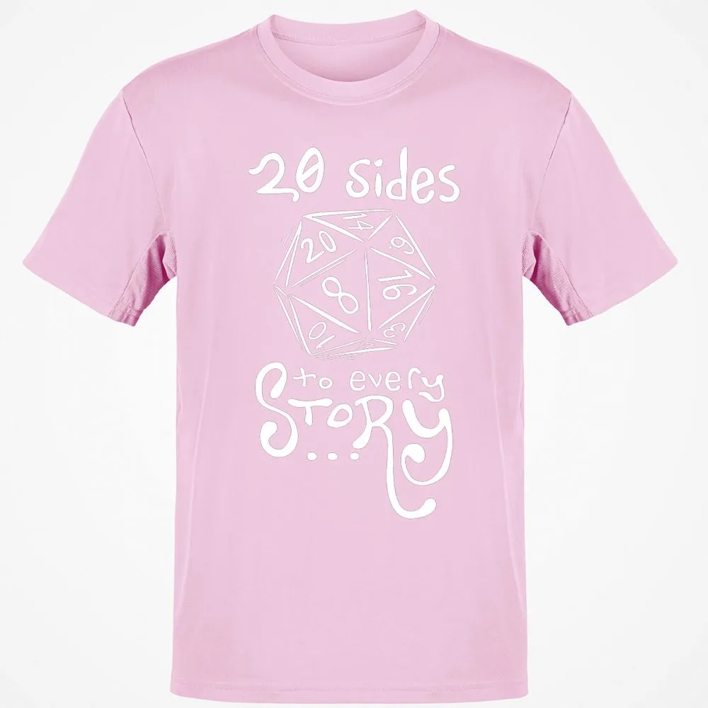 20 Sides To Every Story T-Shirt - Light Pink - 5