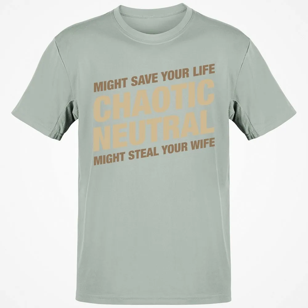 Might Save Your Life Might Steal Your Wife T-Shirt - Ash - 2