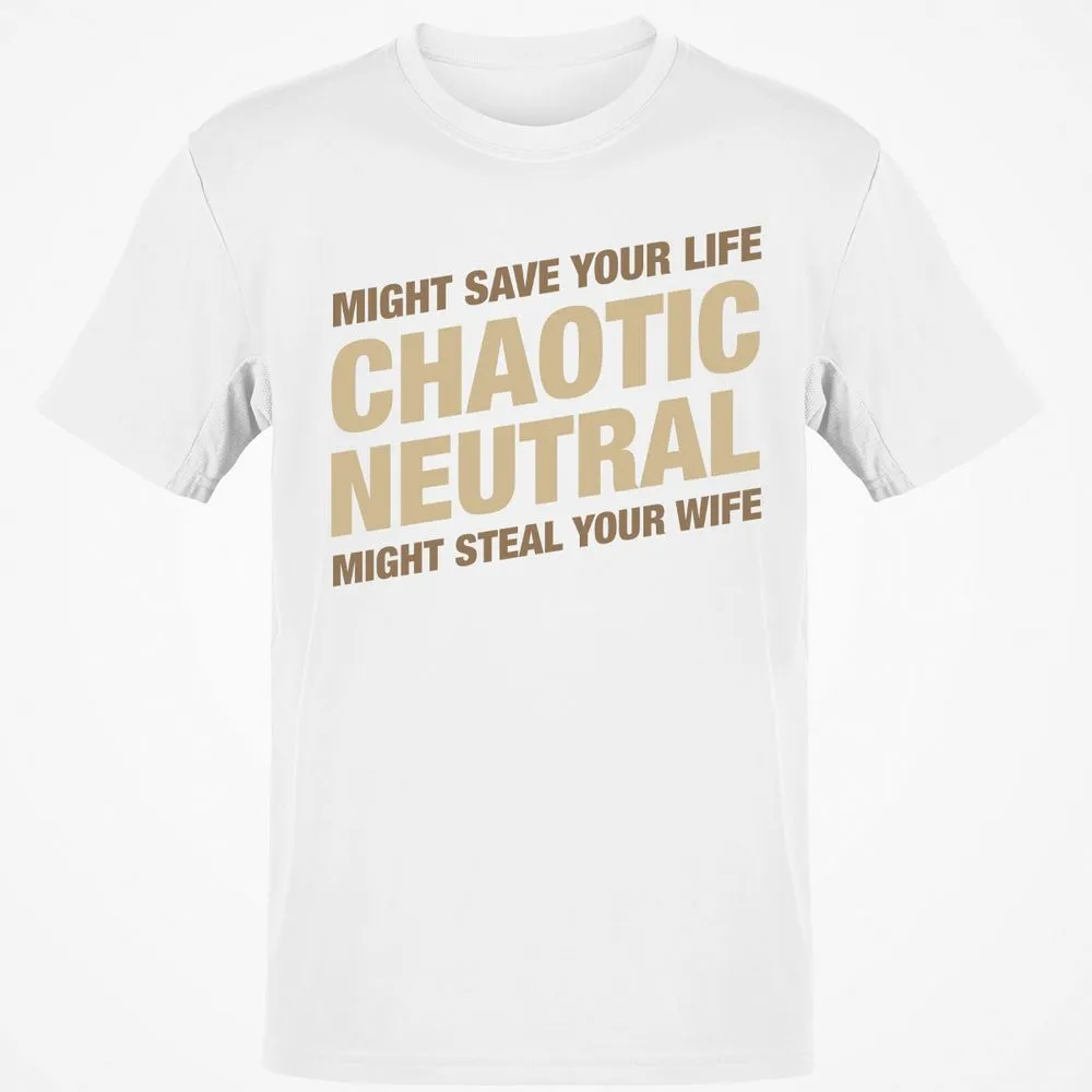 Might Save Your Life Might Steal Your Wife T-Shirt - White - 12