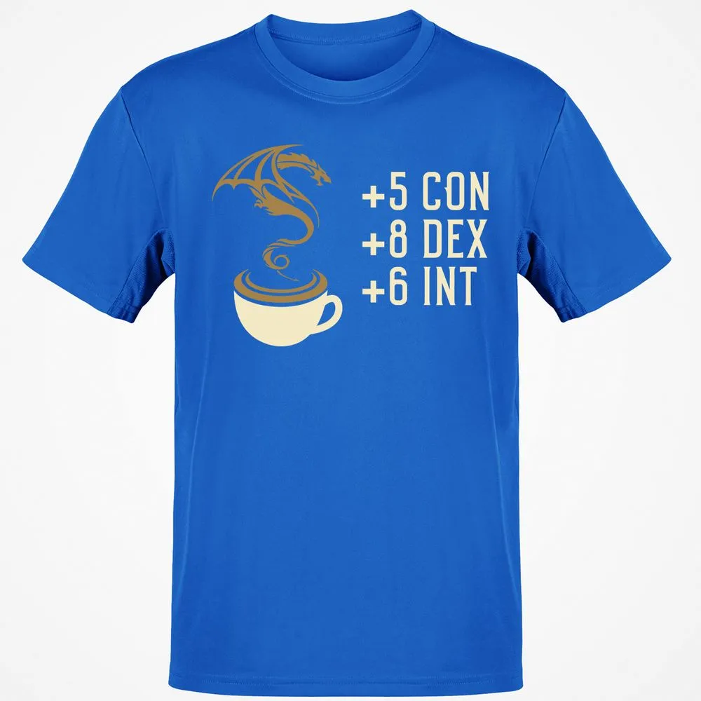 Coffee Dragon T-Shirt - Royal - 11
