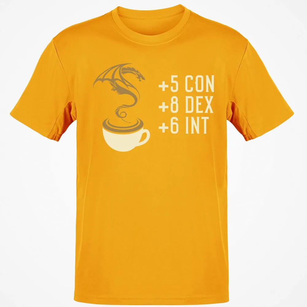 Coffee Dragon T-Shirt - Gold - 4