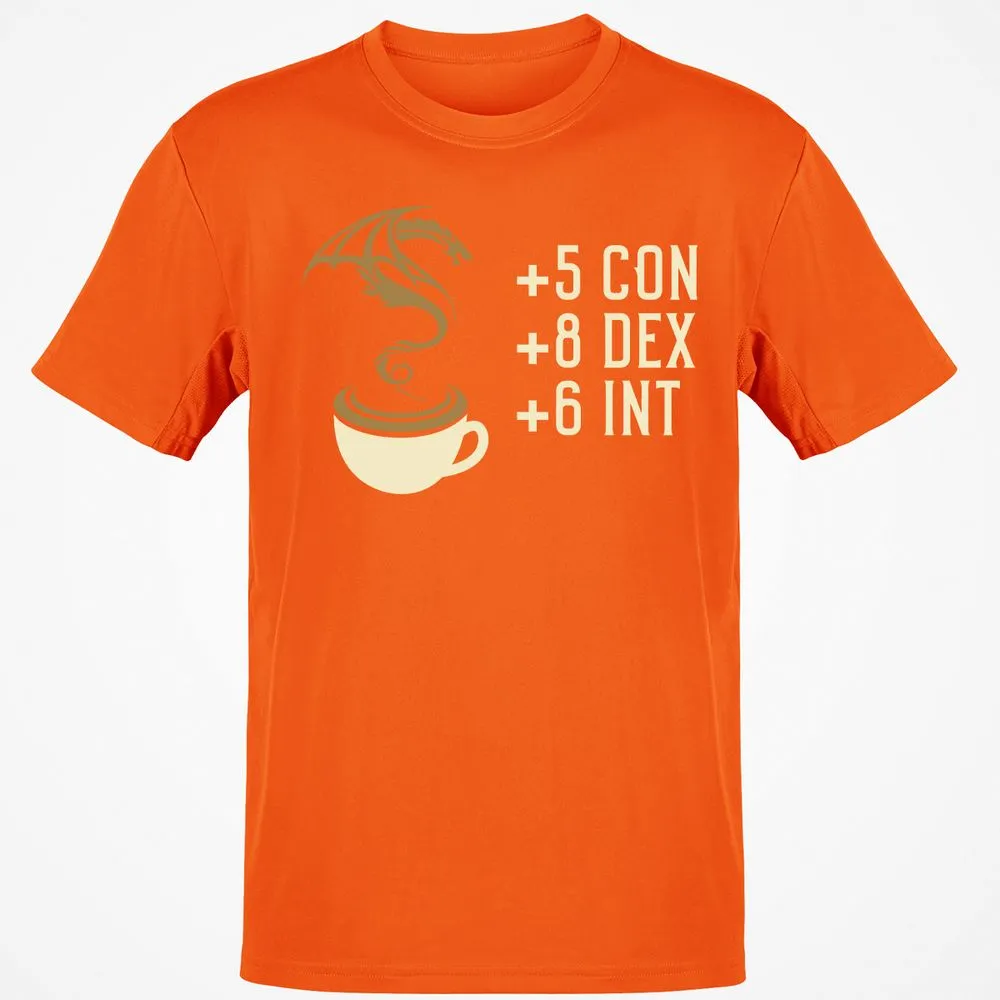 Coffee Dragon T-Shirt - Orange - 8