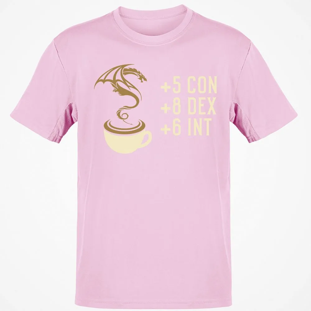 Coffee Dragon T-Shirt - Light Pink - 5