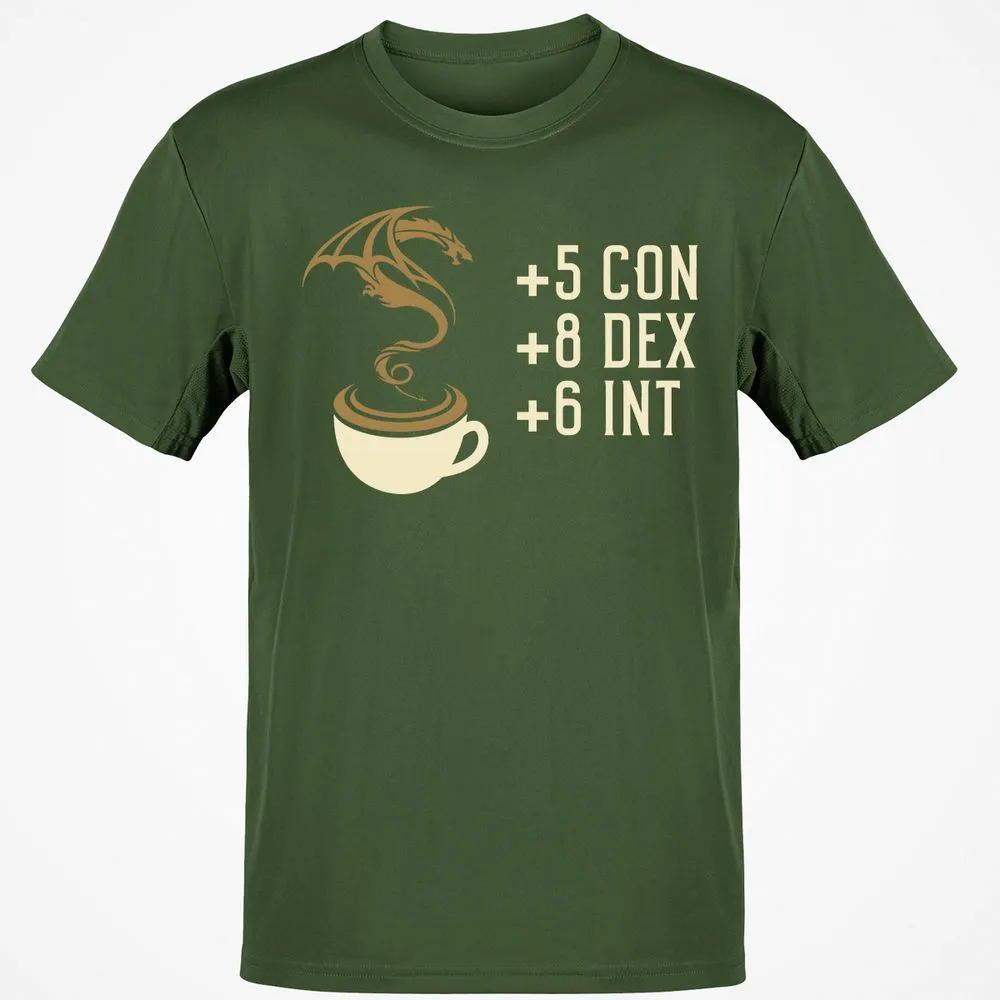 Coffee Dragon T-Shirt - Military Green - 6