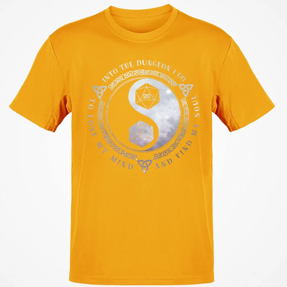 Into The Dungeon I Go T-Shirt - Gold - 4