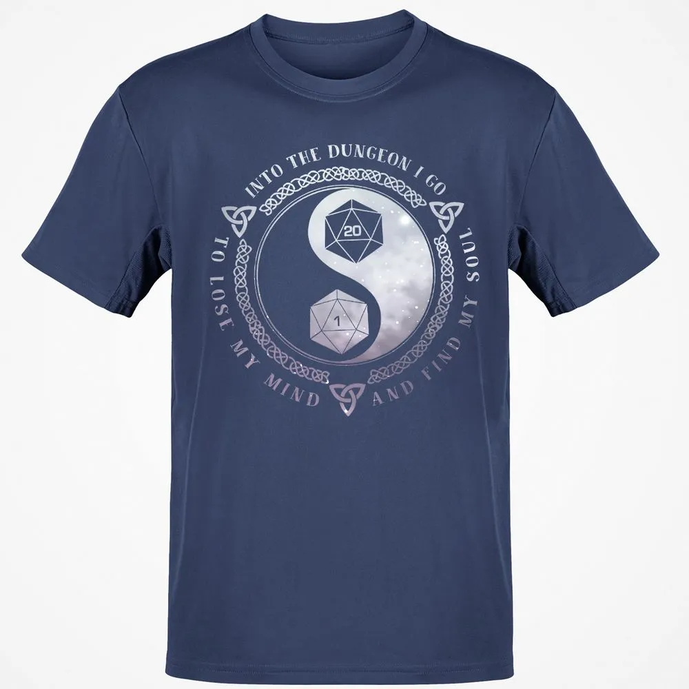 Into The Dungeon I Go T-Shirt - Navy - 7
