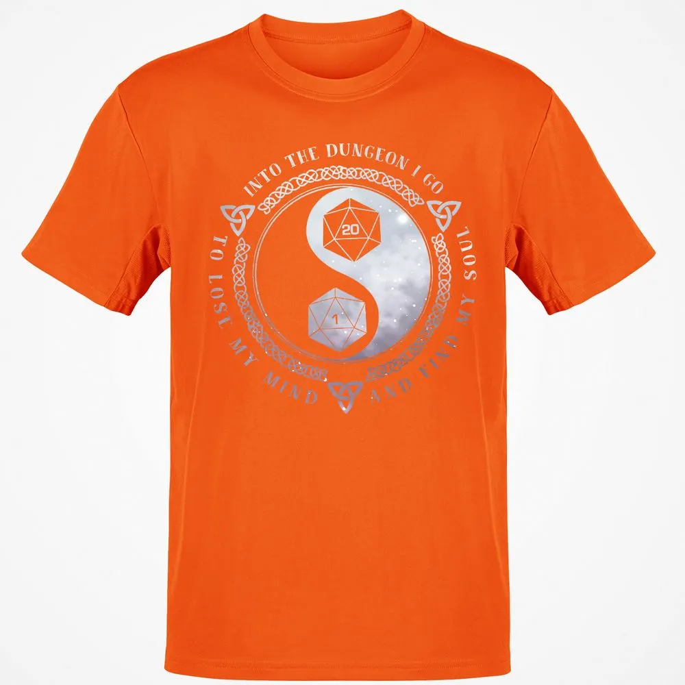 Into The Dungeon I Go T-Shirt - Orange - 8