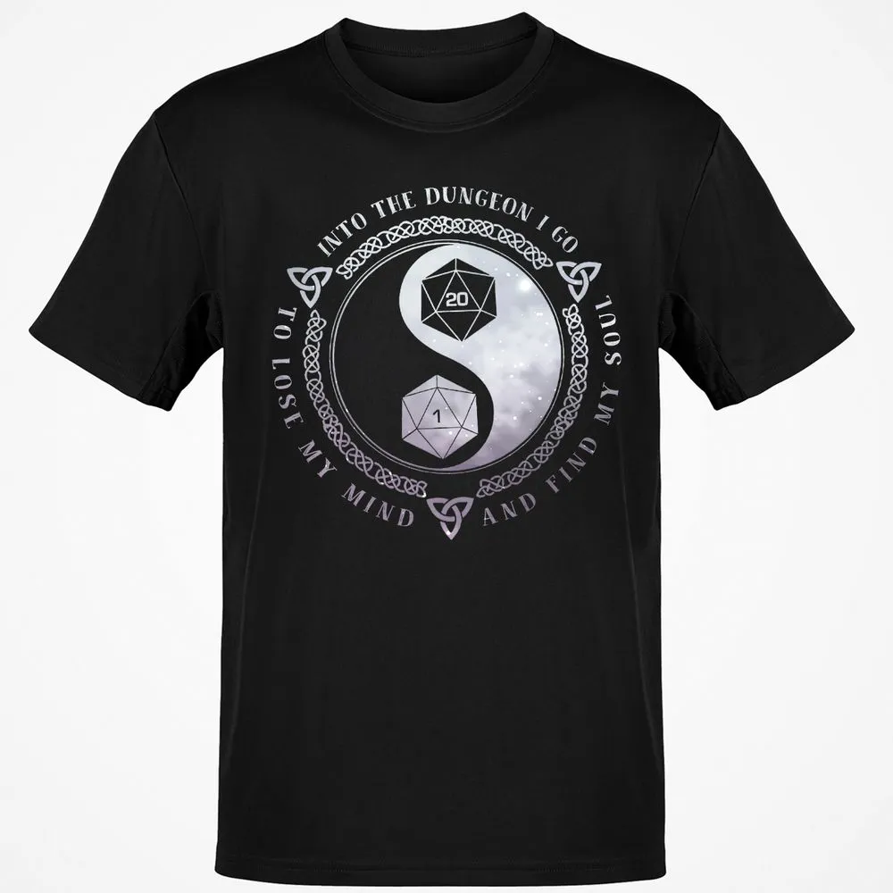 Into The Dungeon I Go T-Shirt - Black - 1