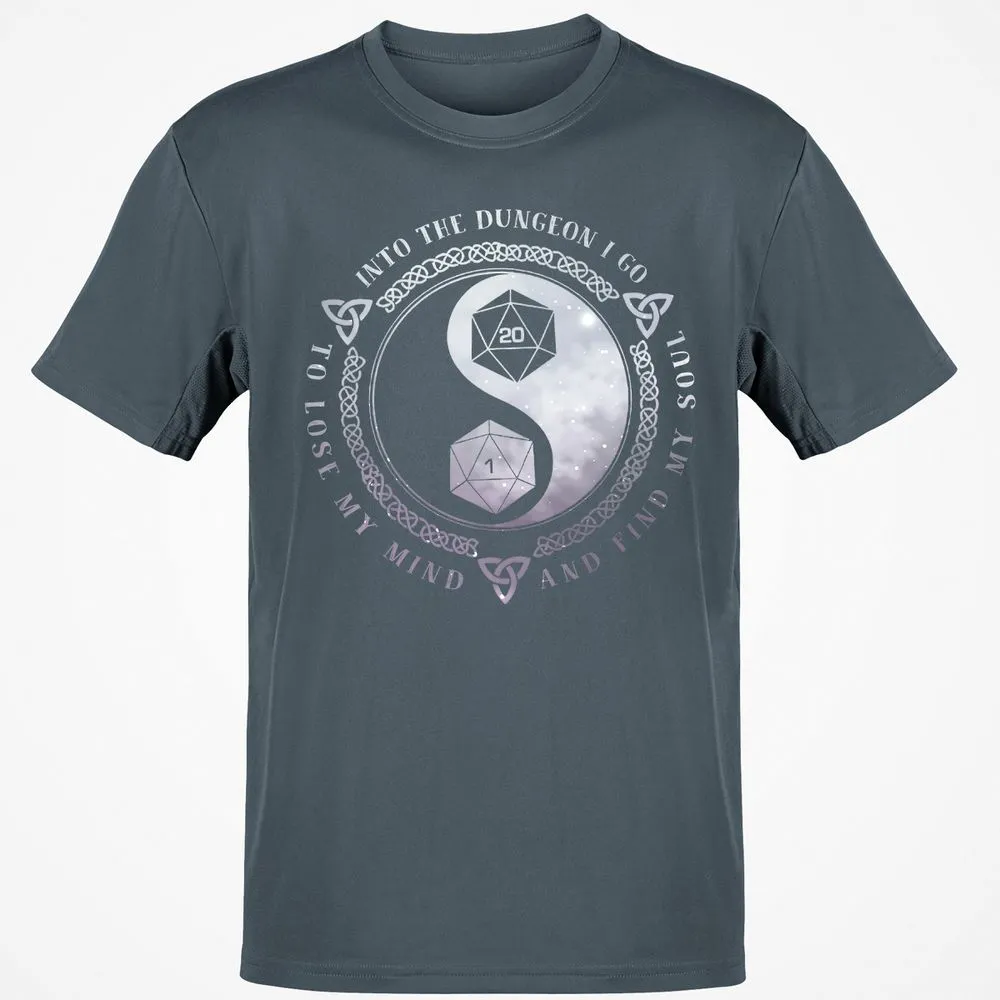 Into The Dungeon I Go T-Shirt - Charcoal - 3
