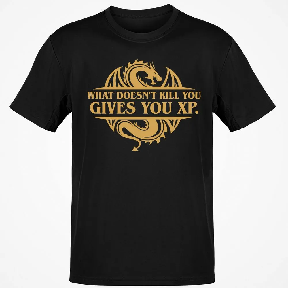 What Doesn't Kill You Gives You XP T-Shirt - Black - 1