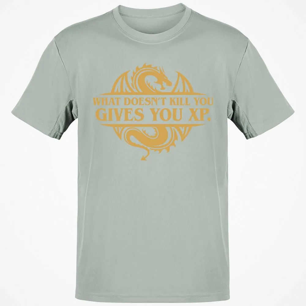 What Doesn't Kill You Gives You XP T-Shirt - Ash - 2