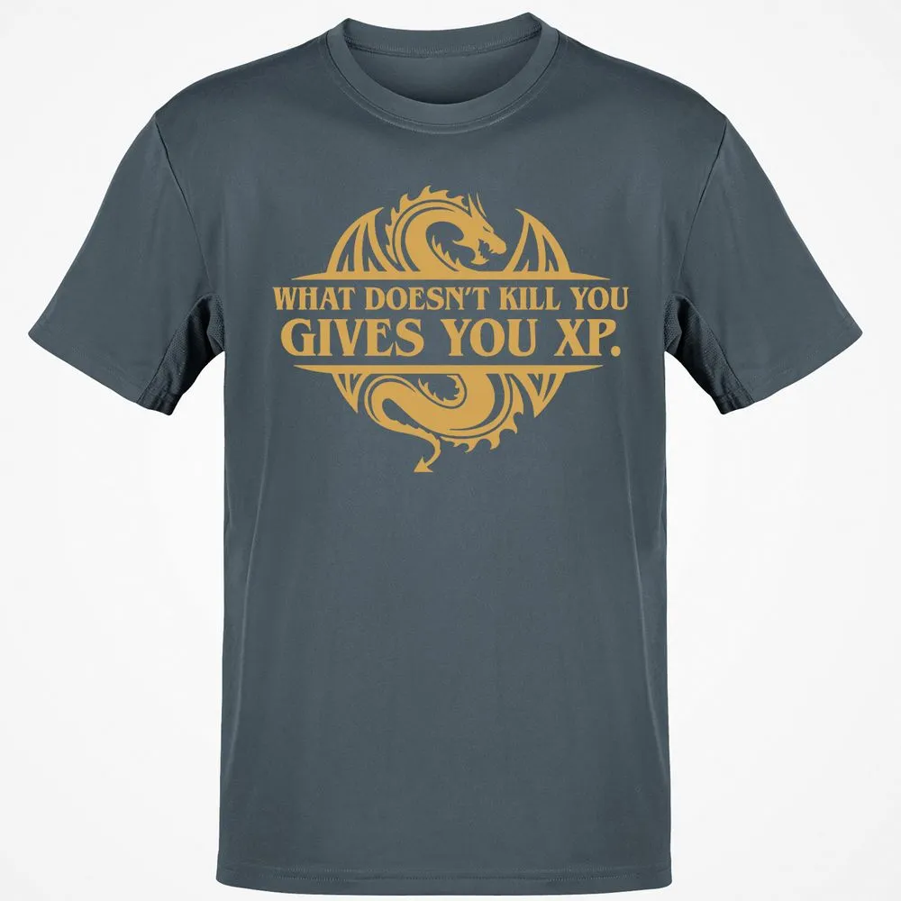 What Doesn't Kill You Gives You XP T-Shirt - Charcoal - 3