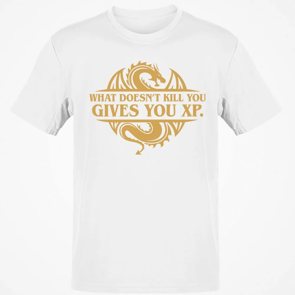 What Doesn't Kill You Gives You XP T-Shirt - White - 12