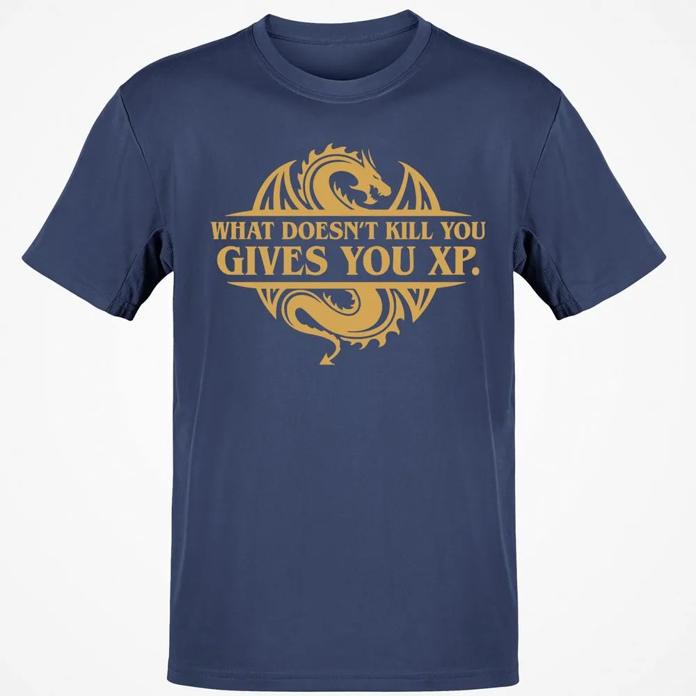 What Doesn't Kill You Gives You XP T-Shirt - Navy - 7