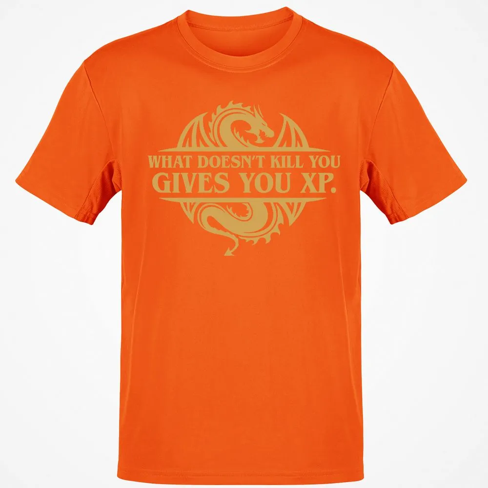 What Doesn't Kill You Gives You XP T-Shirt - Orange - 8