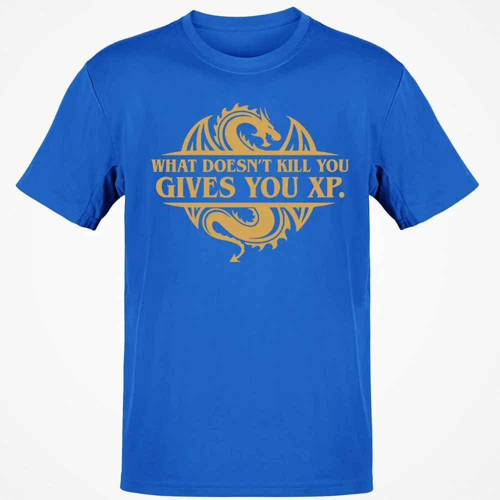 What Doesn't Kill You Gives You XP T-Shirt - Royal - 11