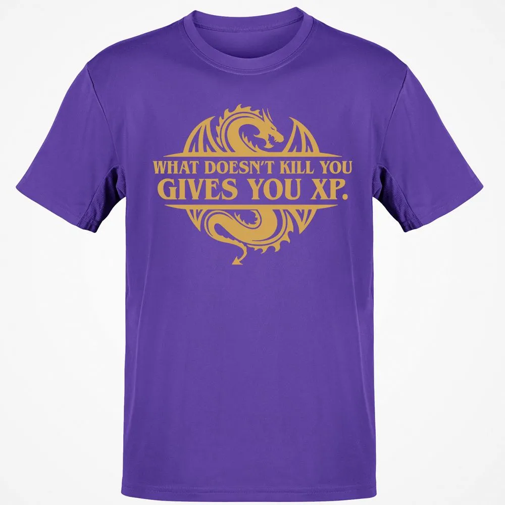 What Doesn't Kill You Gives You XP T-Shirt - Purple - 9
