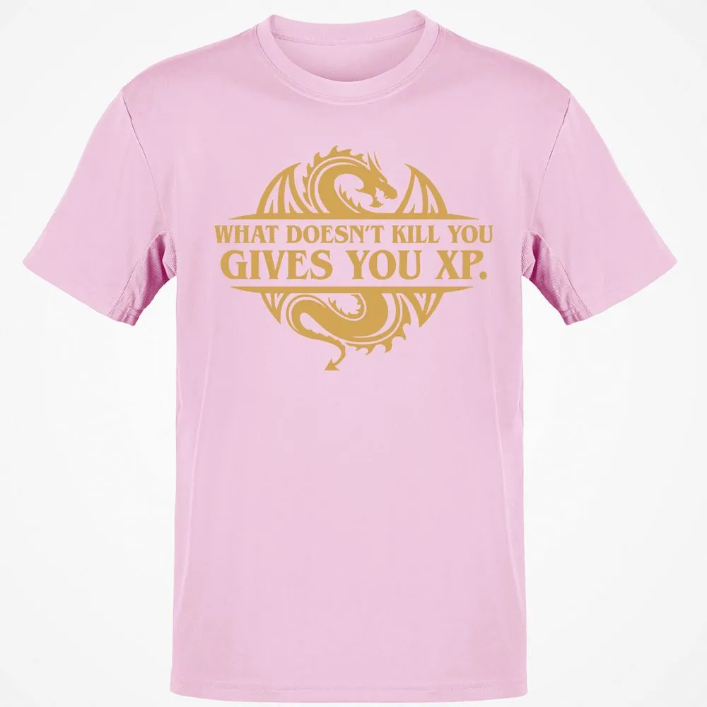 What Doesn't Kill You Gives You XP T-Shirt - Light Pink - 5