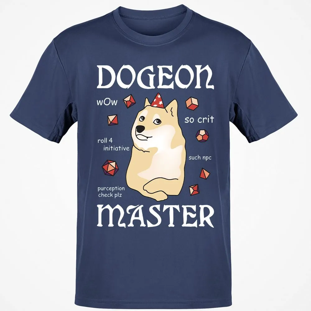 Dogeon Master T-Shirt - Navy - 7