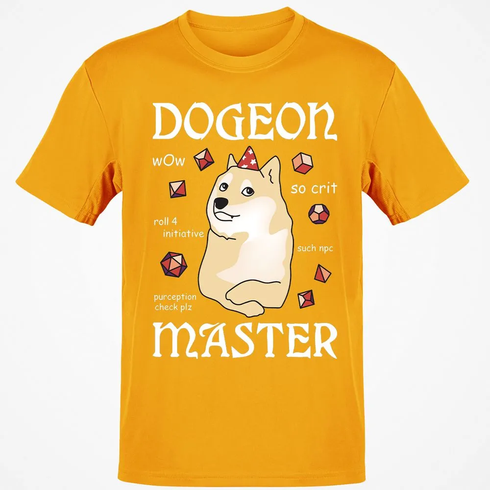 Dogeon Master T-Shirt - Gold - 4
