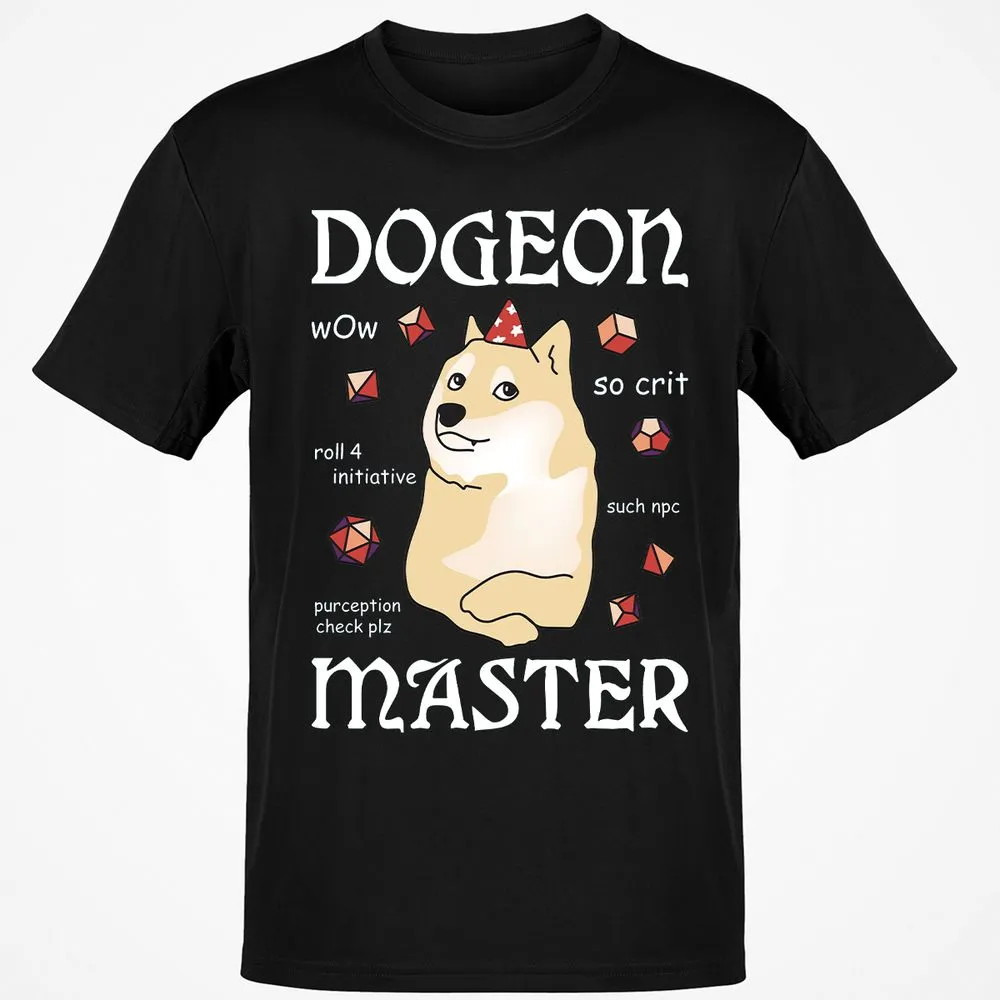 Dogeon Master T-Shirt - Black - 1