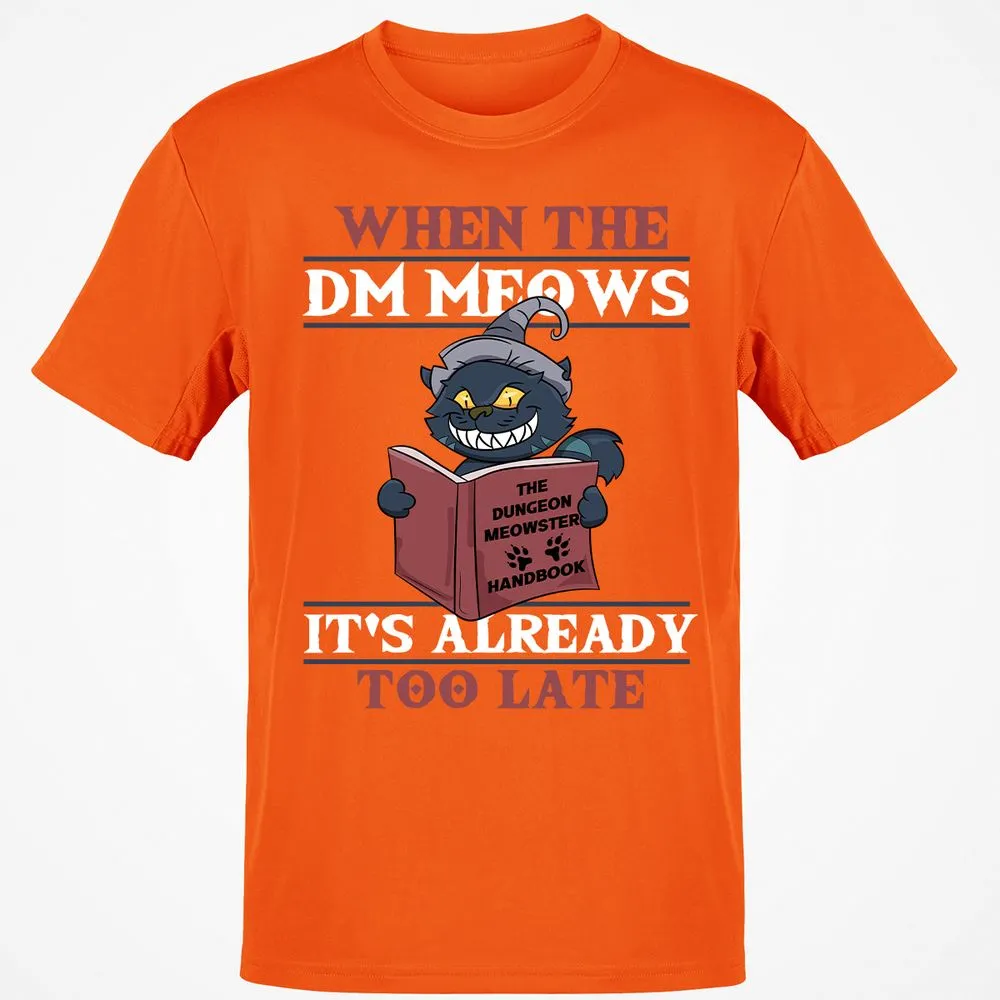 When The DM Meow T-Shirt - Orange - 8