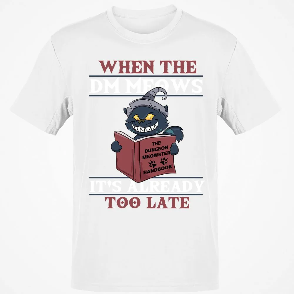 When The DM Meow T-Shirt - White - 12