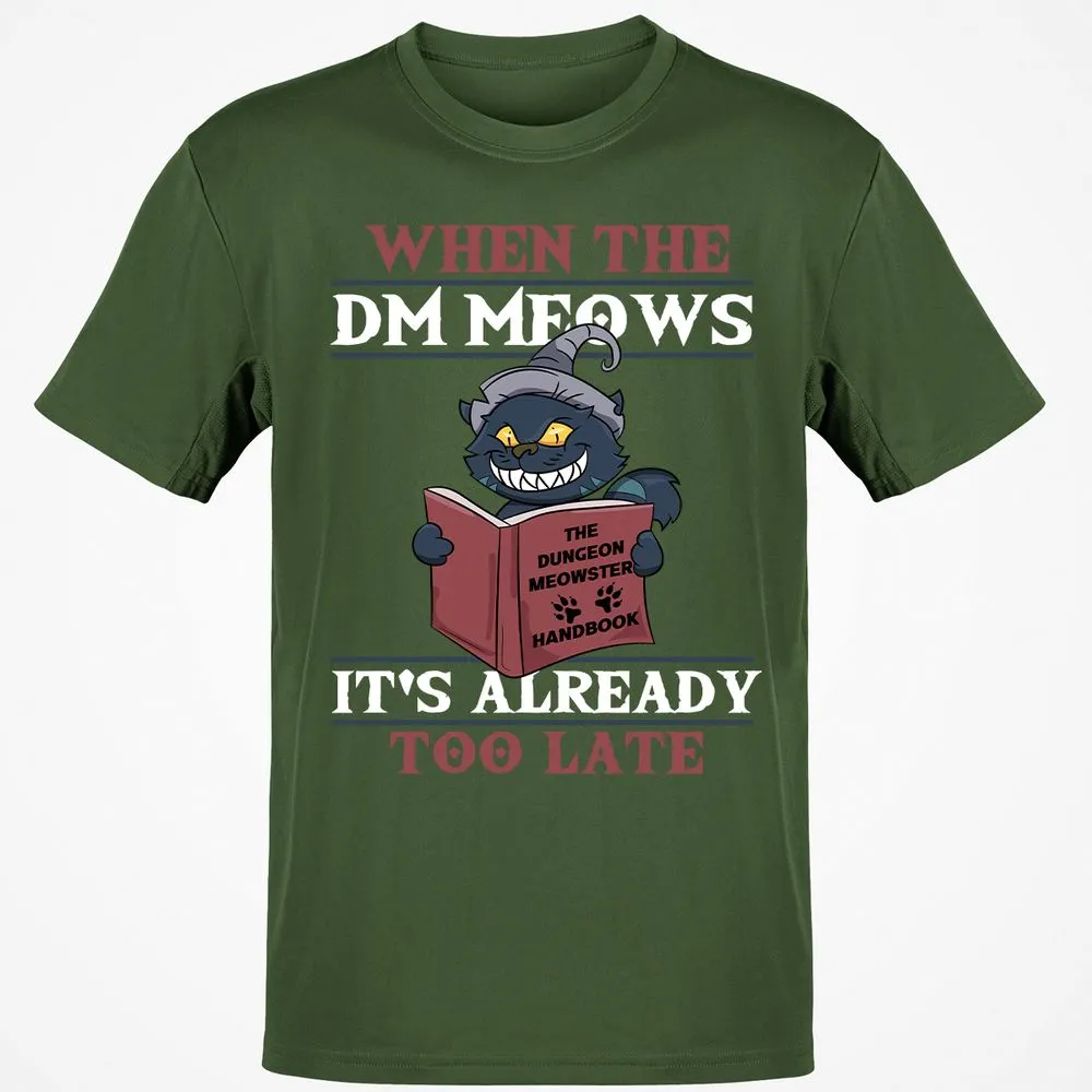 When The DM Meow T-Shirt - Military Green - 6