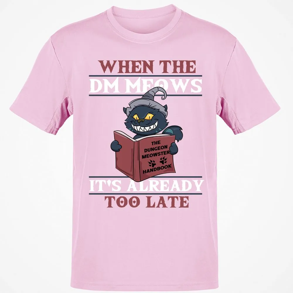 When The DM Meow T-Shirt - Light Pink - 5