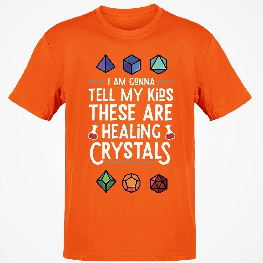 Healing Crystals T-Shirt - Orange - 8