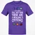 Healing Crystals T-Shirt - Purple - 9