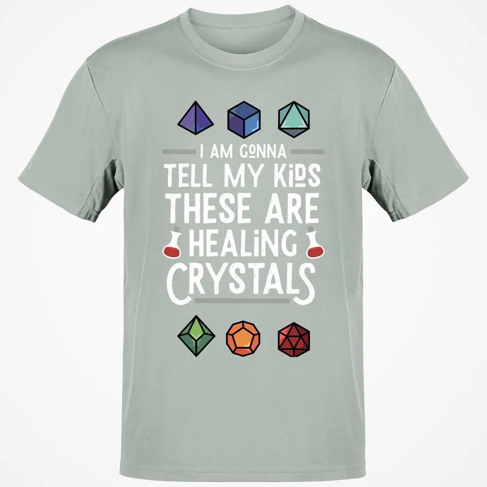 Healing Crystals T-Shirt - Ash - 2