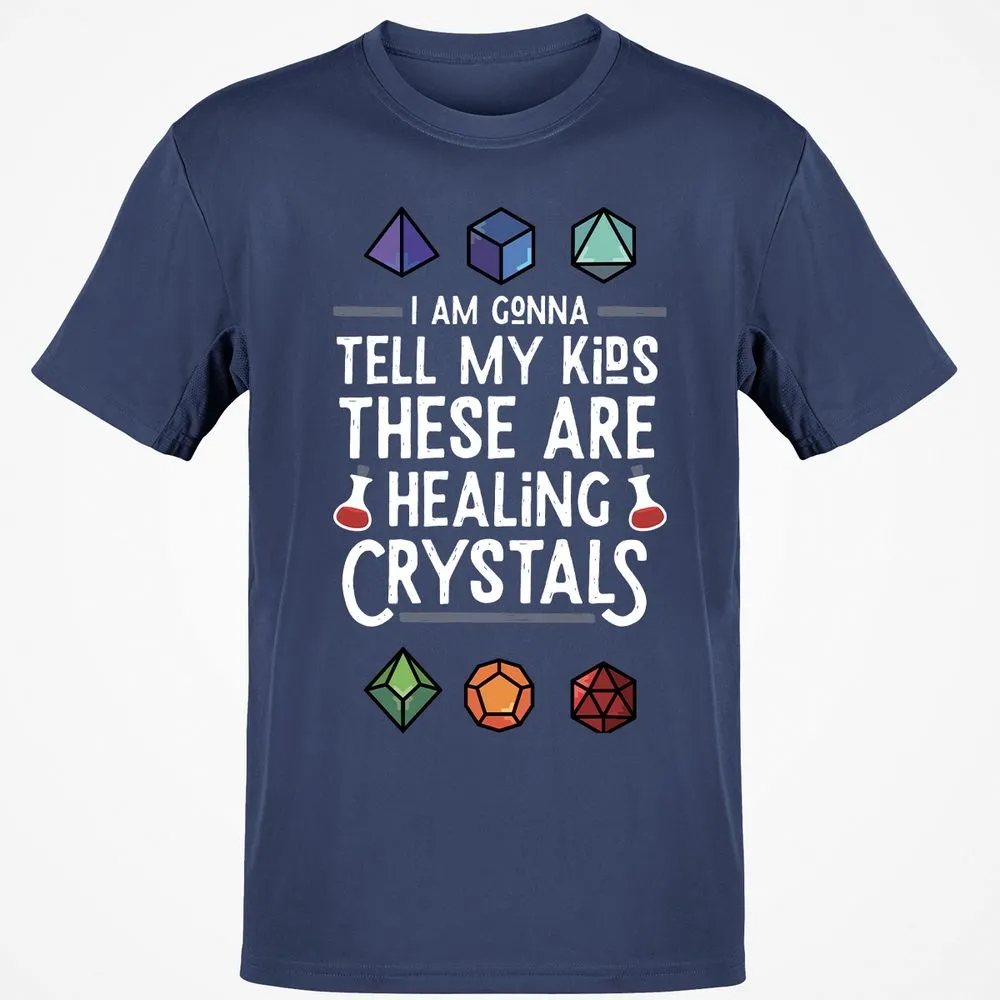 Healing Crystals T-Shirt - Navy - 7