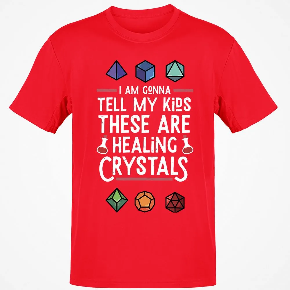 Healing Crystals T-Shirt - Red - 10