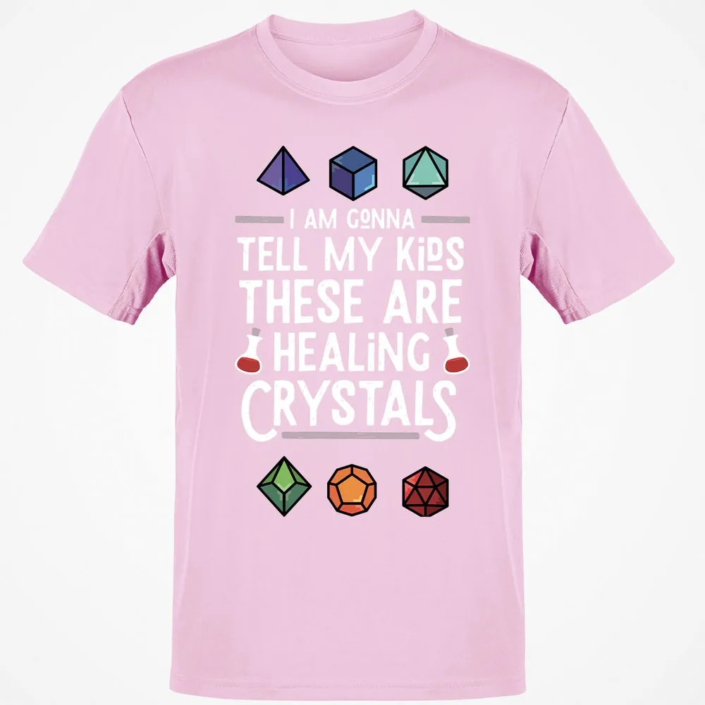 Healing Crystals T-Shirt - Light Pink - 5