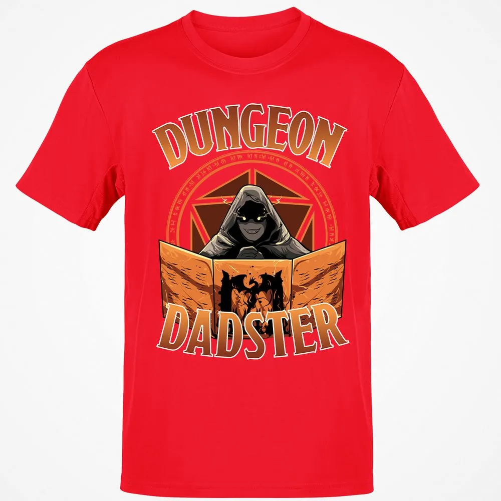 Dungeon Dadster T-Shirt - Red - 10