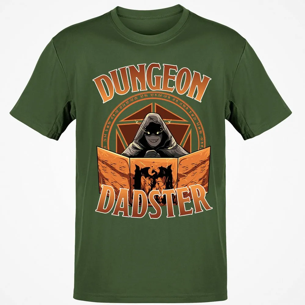 Dungeon Dadster T-Shirt - Military Green - 6
