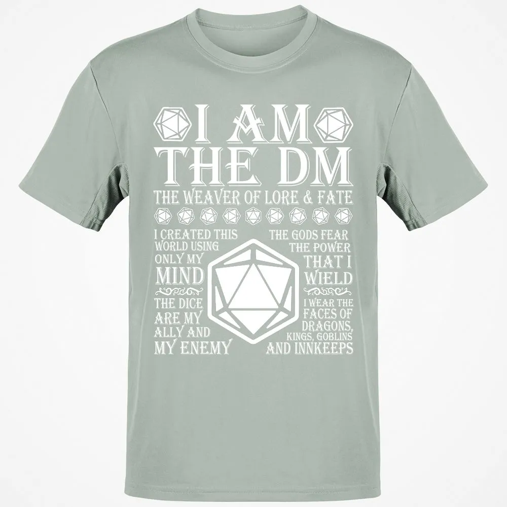 I Am The DM The Weaver Of Lore And Fate T-Shirt - Ash - 2