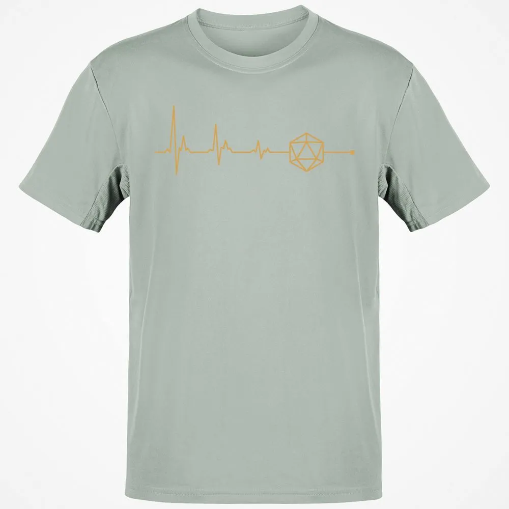 D20 Dice is my Life T-Shirt - Ash - 2