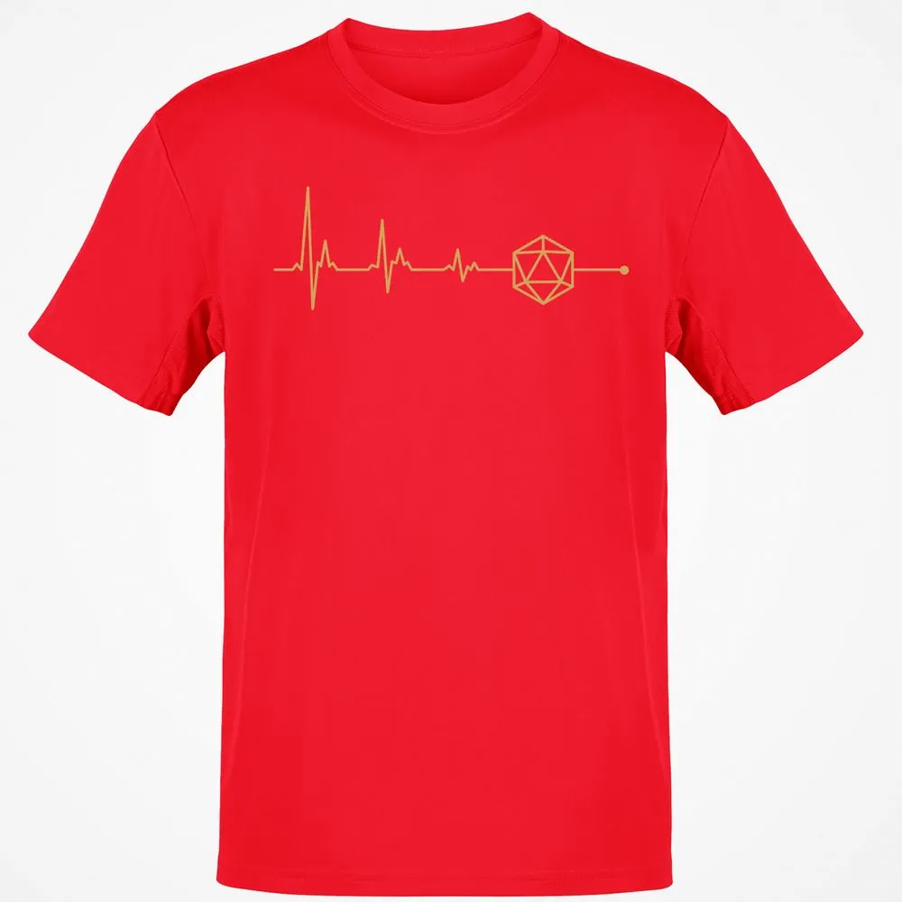 D20 Dice is my Life T-Shirt - Red - 10