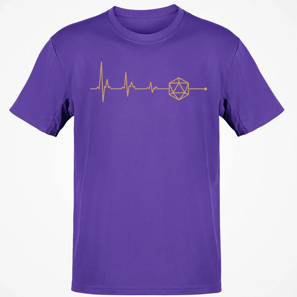 D20 Dice is my Life T-Shirt - Purple - 9