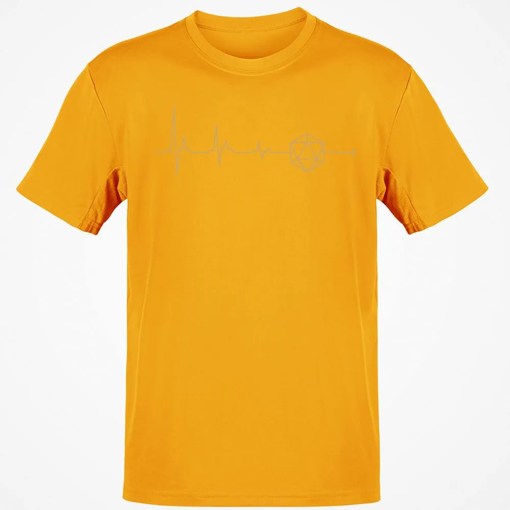 D20 Dice is my Life T-Shirt - Gold - 4