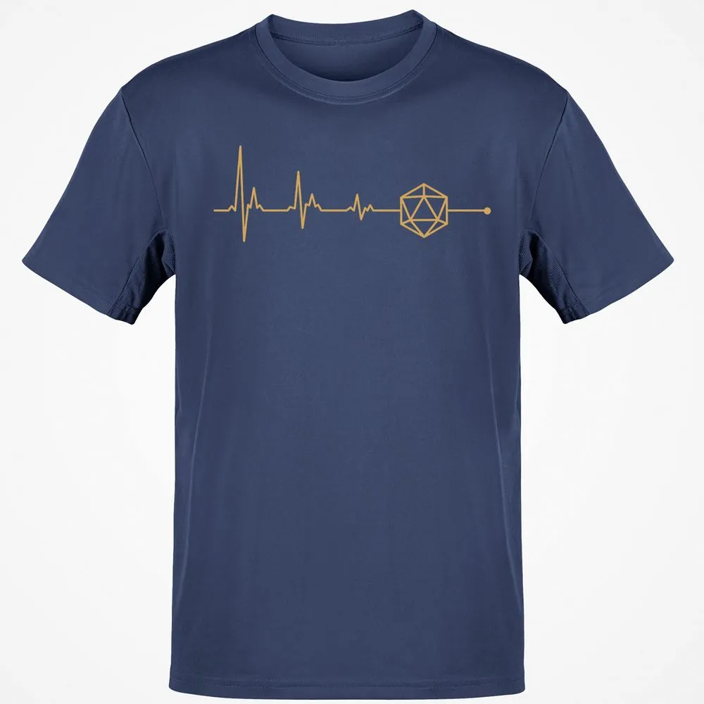 D20 Dice is my Life T-Shirt - Navy - 7