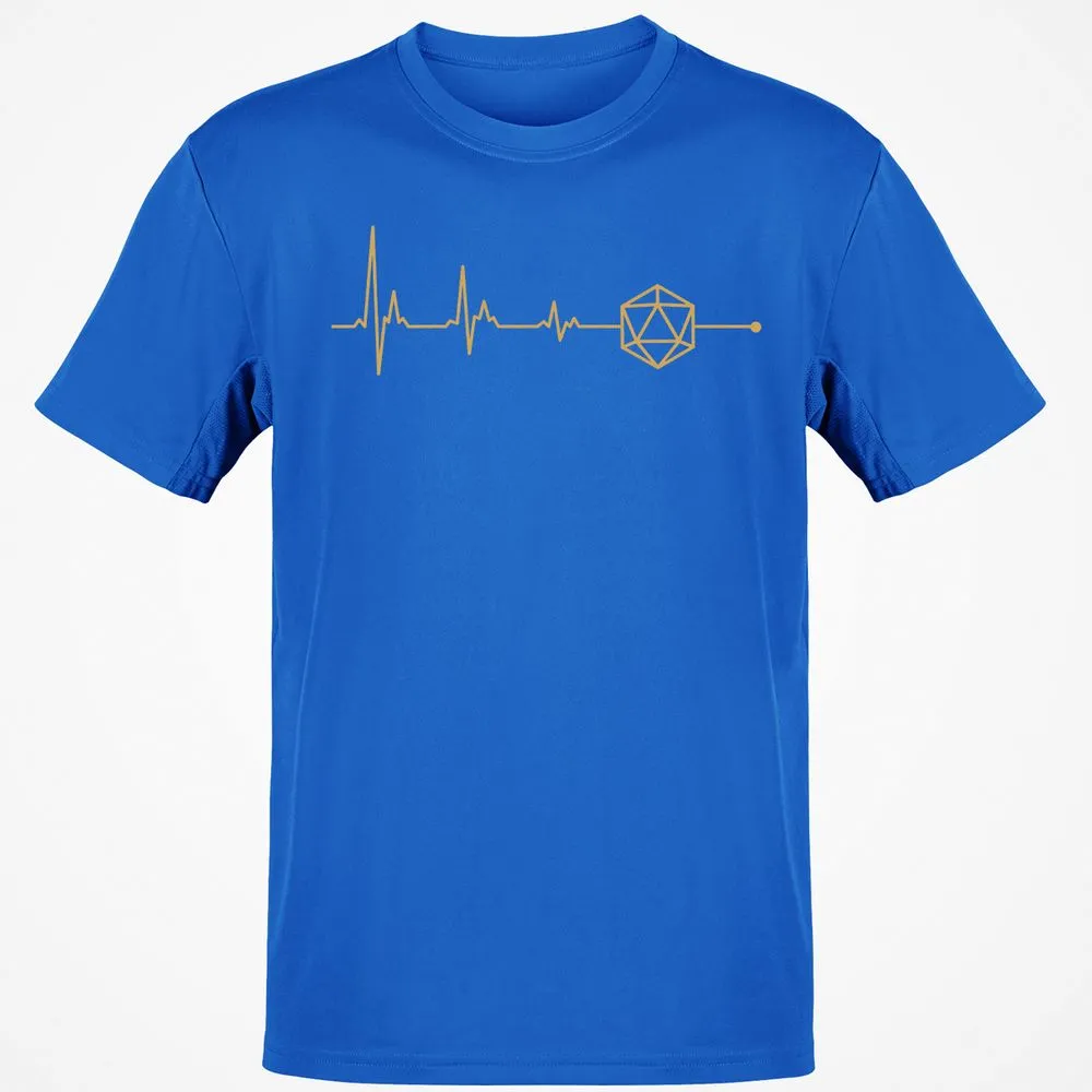 D20 Dice is my Life T-Shirt - Royal - 11