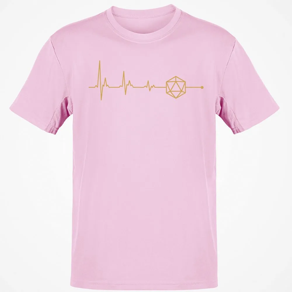 D20 Dice is my Life T-Shirt - Light Pink - 5