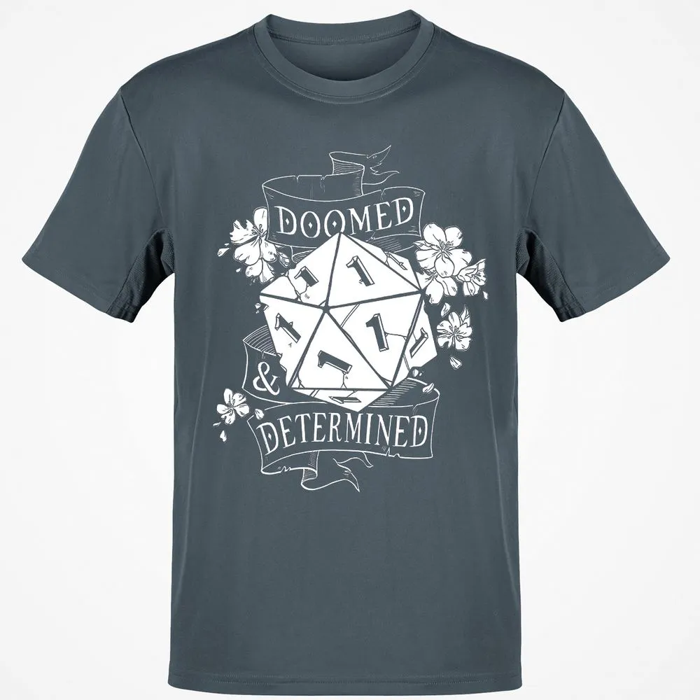 Doomed Determined RPG T-Shirt - Charcoal - 3
