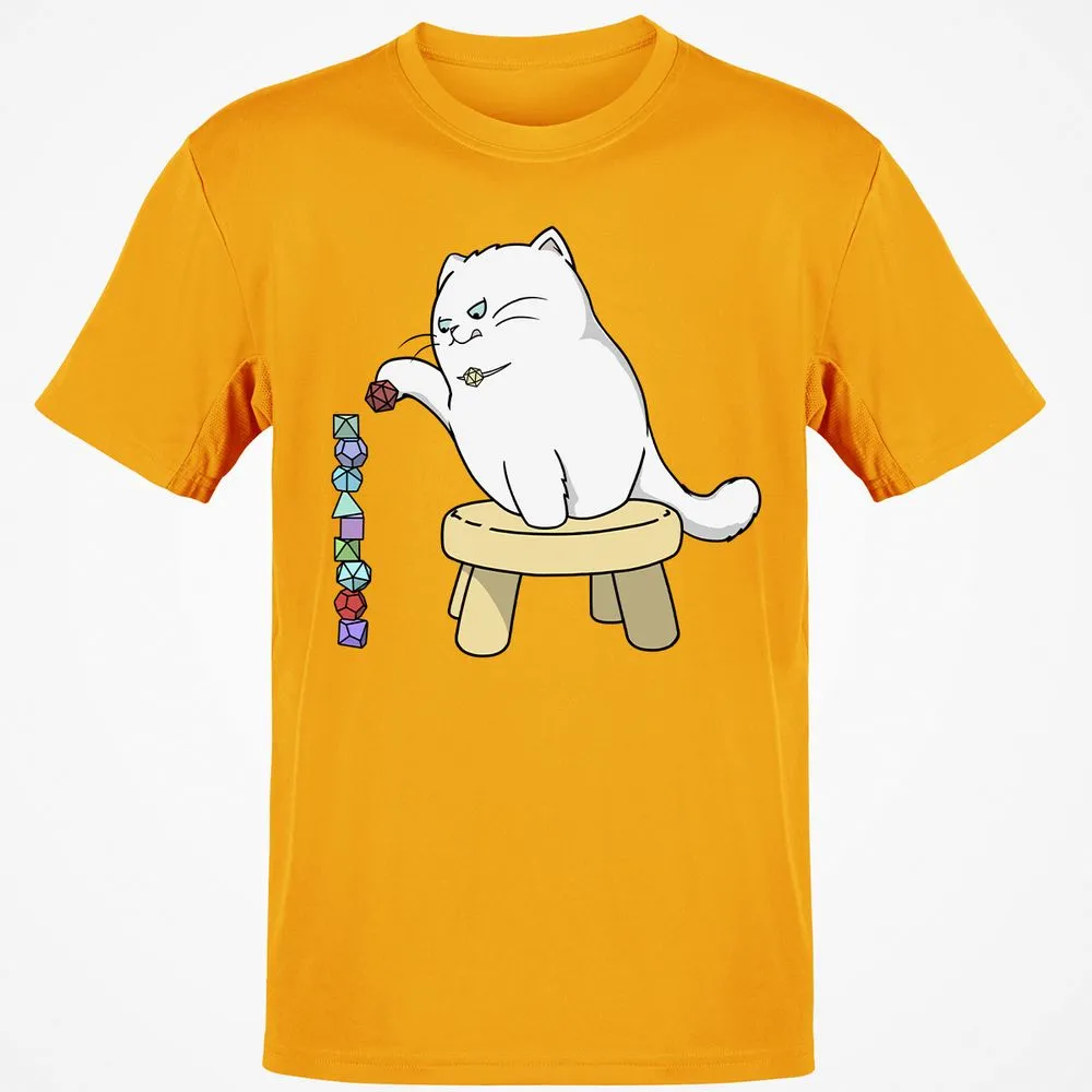 Cat Stacking Dice T-Shirt - Gold - 4