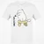 Cat Stacking Dice T-Shirt - White - 12