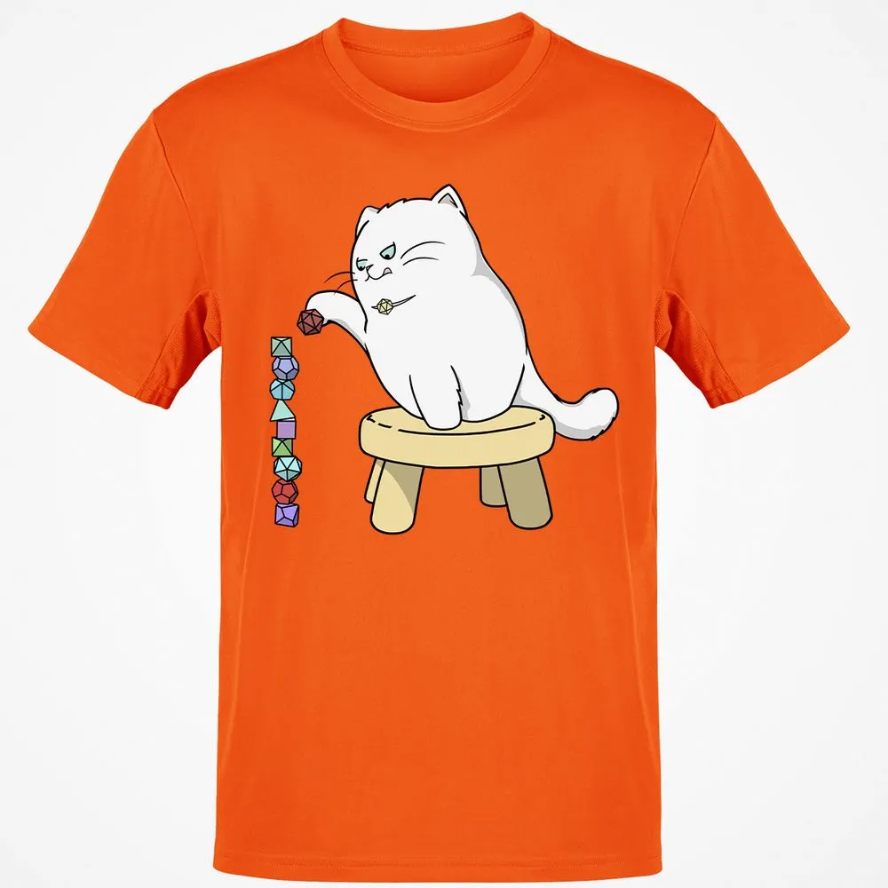 Cat Stacking Dice T-Shirt - Orange - 8