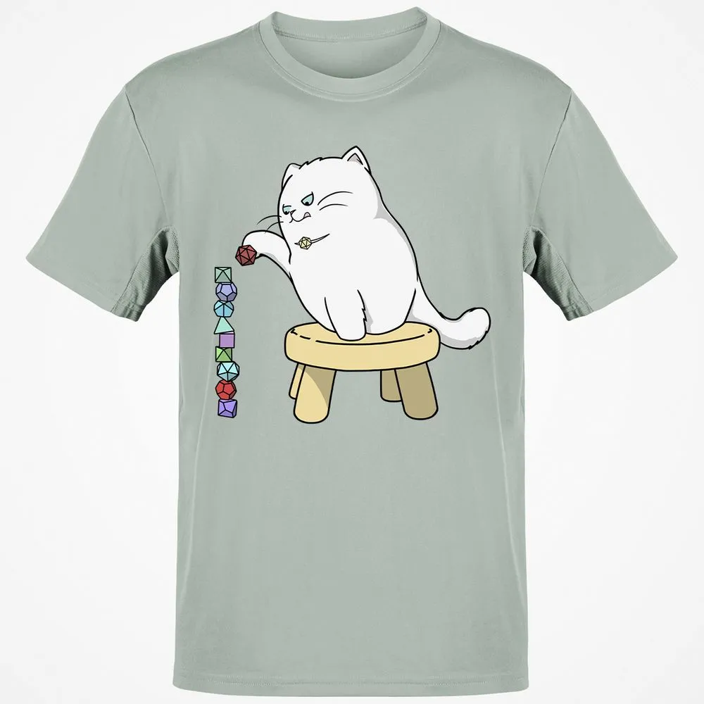 Cat Stacking Dice T-Shirt - Ash - 2